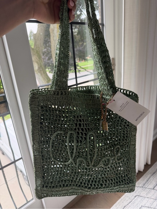 Chloe Handbags - Chloe banana tote green